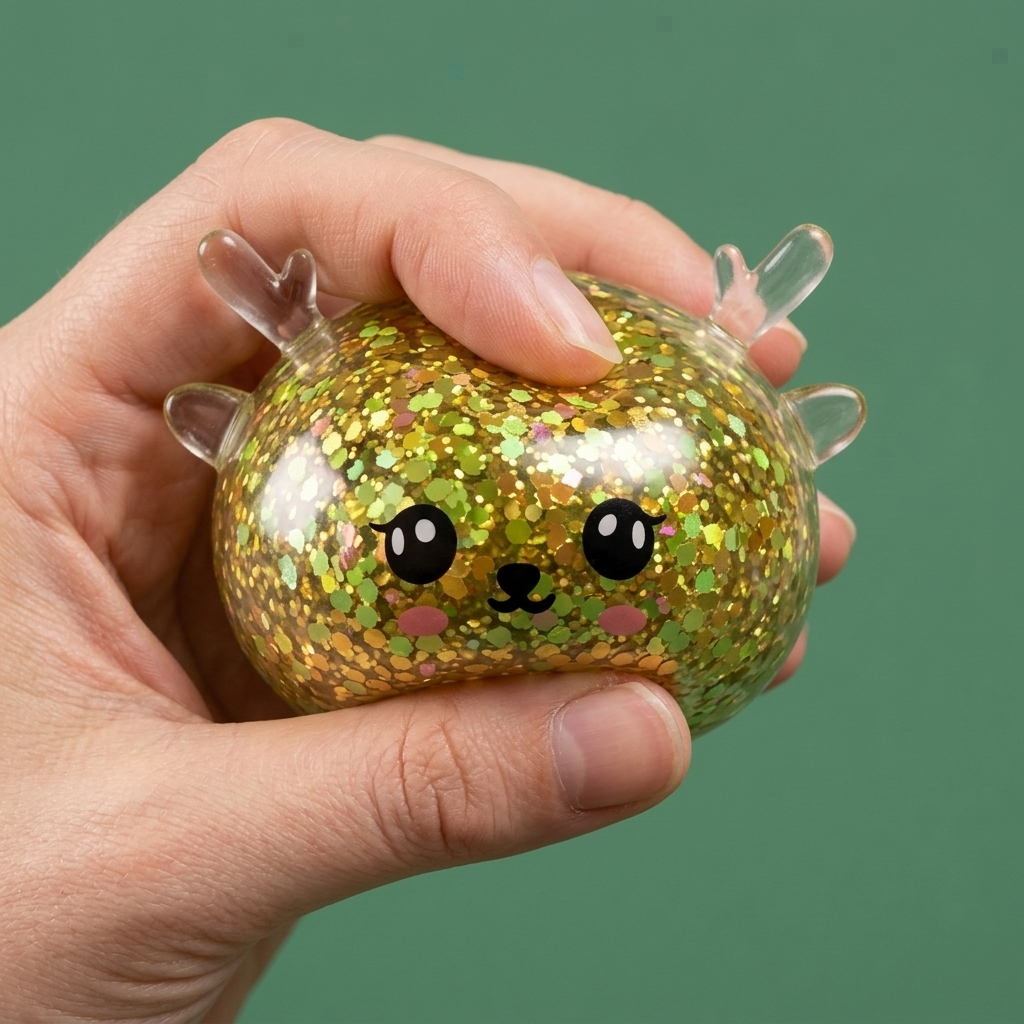 Squishy Dumpling Renne Mystery Glitter — squishy antistress slow-rise kawaii