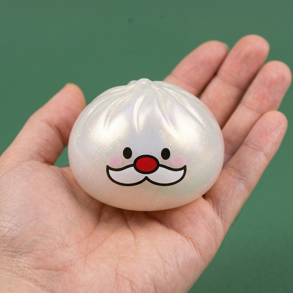 Squishy Dumpling Baffi Babbo Natale Mystery — squishy antistress slow-rise kawaii