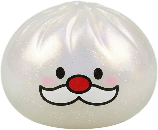 Squishy Dumpling Baffi Babbo Natale Mystery — squishy antistress slow-rise kawaii