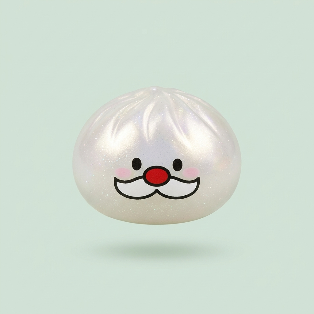 Squishy Dumpling Baffi Babbo Natale Mystery — squishy antistress slow-rise kawaii