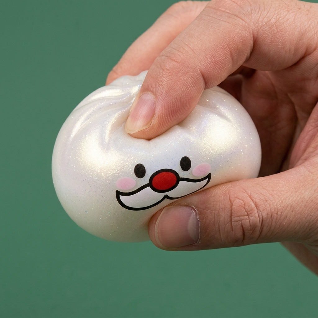 Squishy Dumpling Baffi Babbo Natale Mystery — squishy antistress slow-rise kawaii