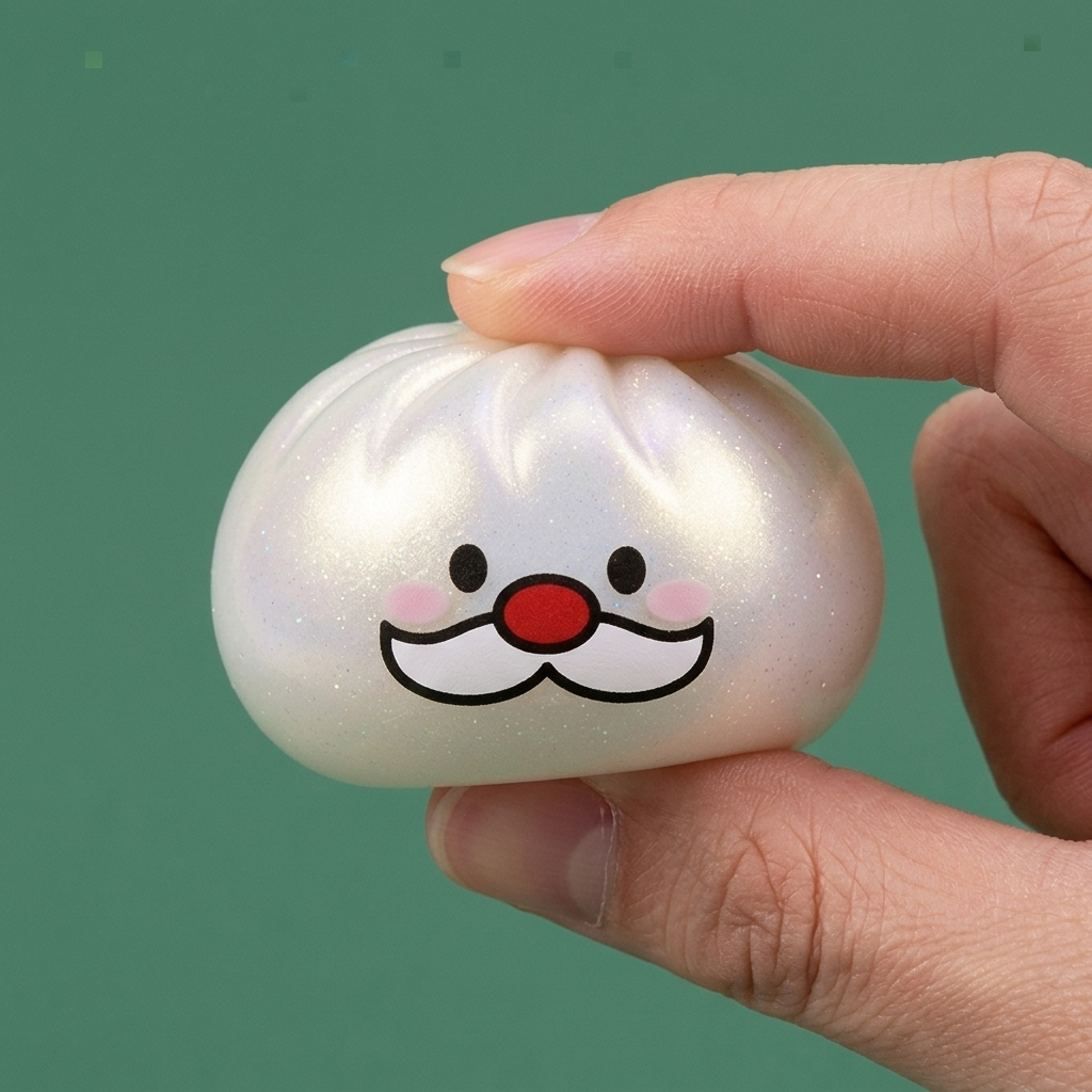 Squishy Dumpling Baffi Babbo Natale Mystery — squishy antistress slow-rise kawaii