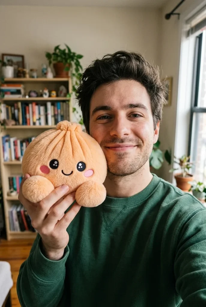 Squishy Dumpling Orange Mandarino Peluche — squishy antistress slow-rise kawaii