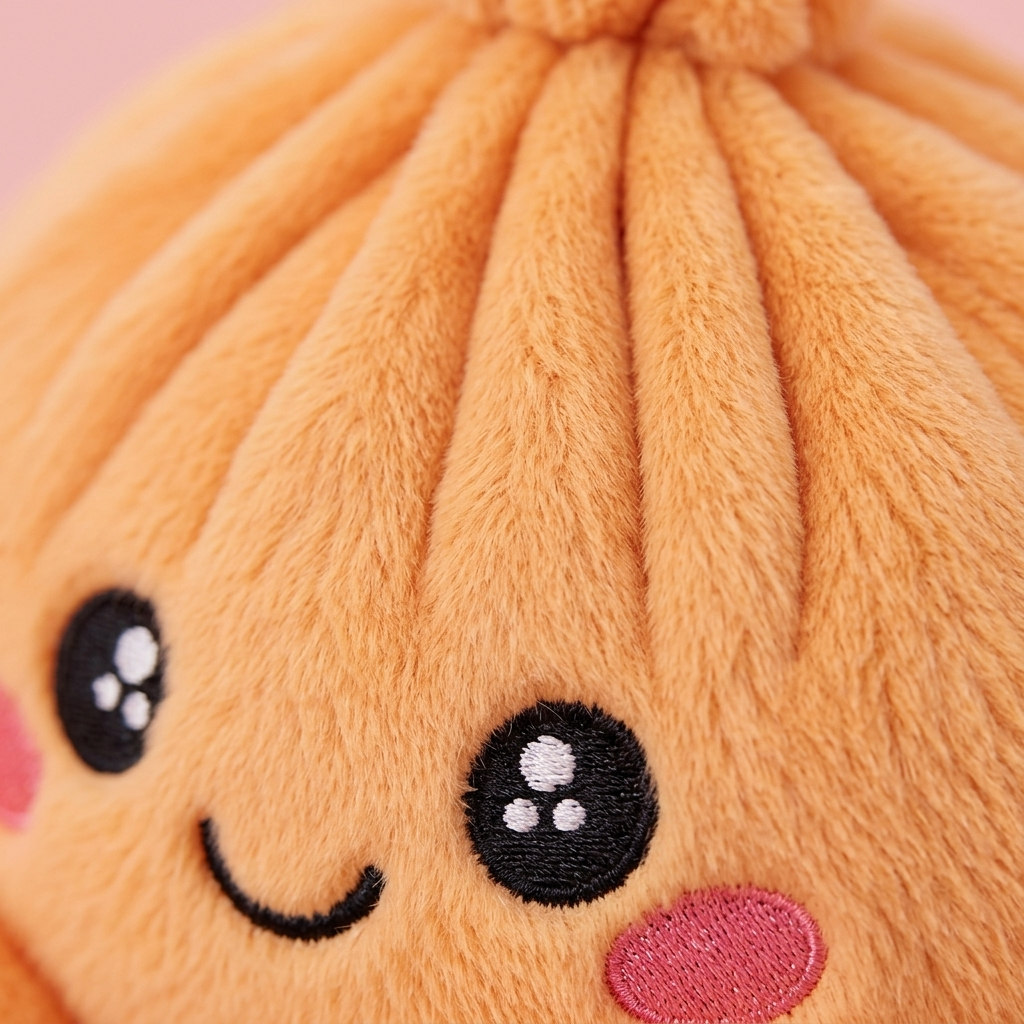 Squishy Dumpling Orange Mandarino Peluche — squishy antistress slow-rise kawaii