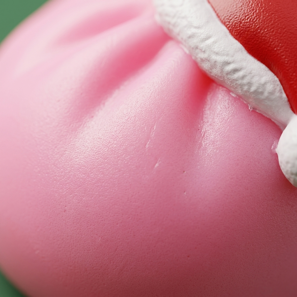 Dumpling Squishy Cappello di Natale Rosa Zucchero — squishy antistress slow-rise kawaii