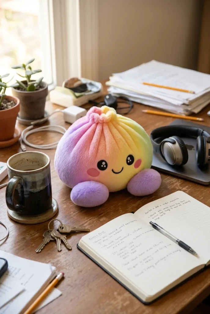 Rainbow Dumpling Squishy Pastello — squishy antistress slow-rise kawaii