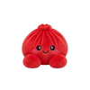Dumpling Squishy Peluche Rosso Rubino — squishy antistress slow-rise kawaii
