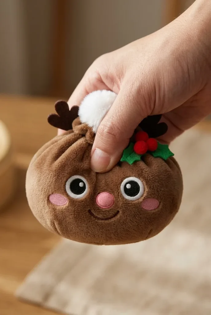 Dumpling Squishy Renna di Natale — squishy antistress slow-rise kawaii