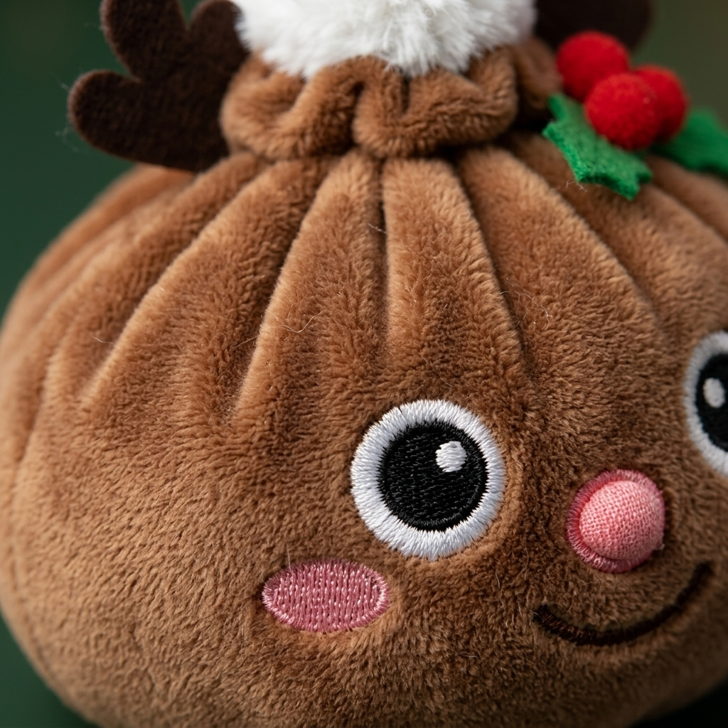 Dumpling Squishy Renna di Natale — squishy antistress slow-rise kawaii