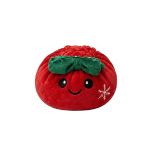Squishy Dumpling Fiocco Festivo Rosso Natale — squishy antistress slow-rise kawaii