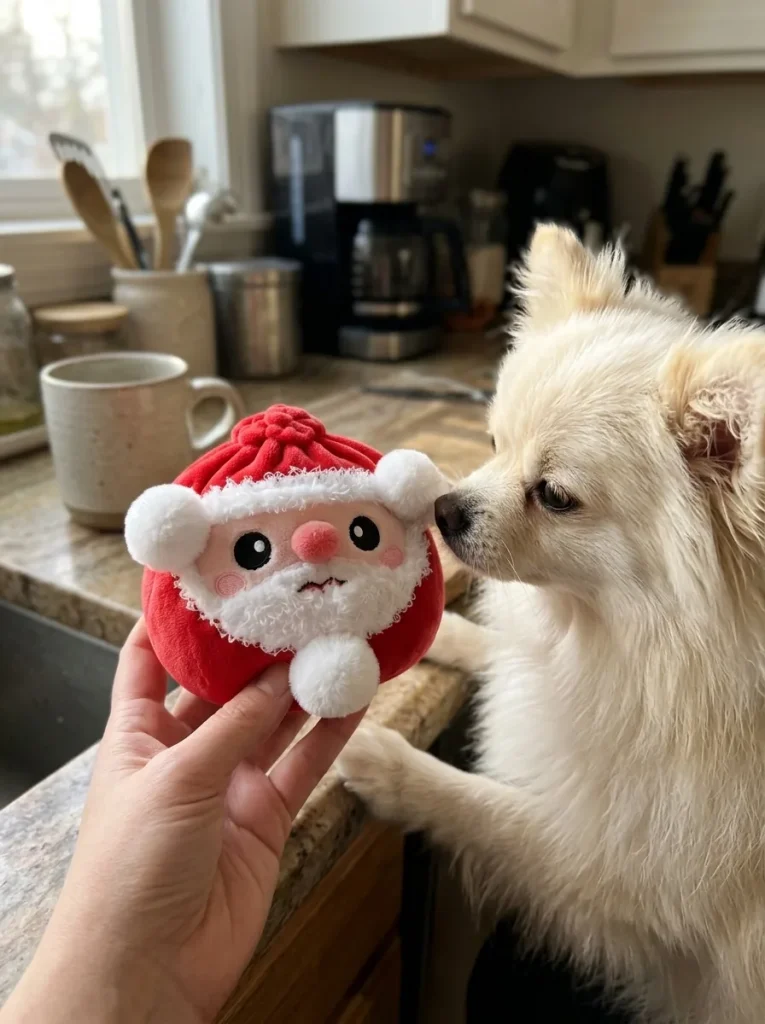 Squishy Dumpling Babbo Natale — squishy antistress slow-rise kawaii