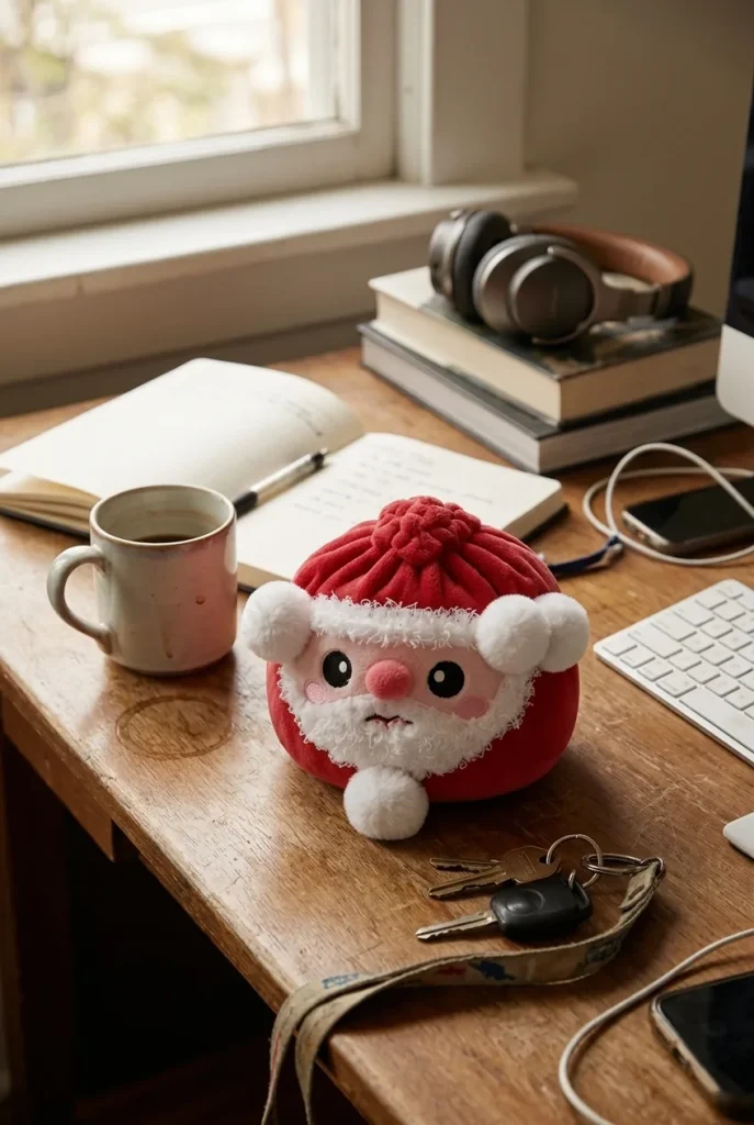 Squishy Dumpling Babbo Natale — squishy antistress slow-rise kawaii