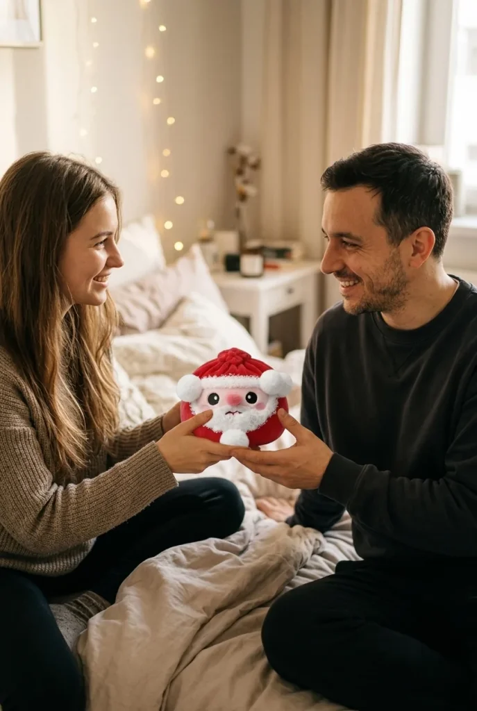 Squishy Dumpling Babbo Natale — squishy antistress slow-rise kawaii