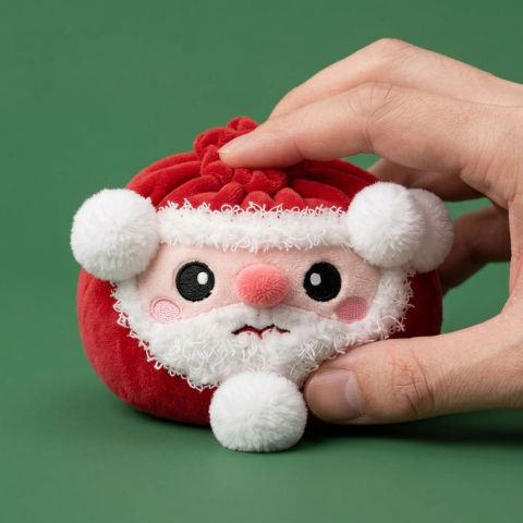 Squishy Dumpling Babbo Natale — squishy antistress slow-rise kawaii