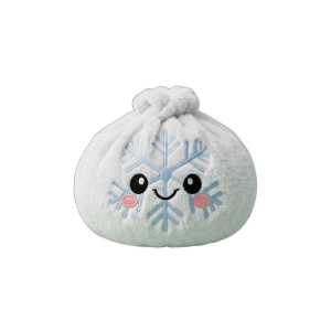 Dumpling Squishy Snowflake Inverno — squishy antistress slow-rise kawaii