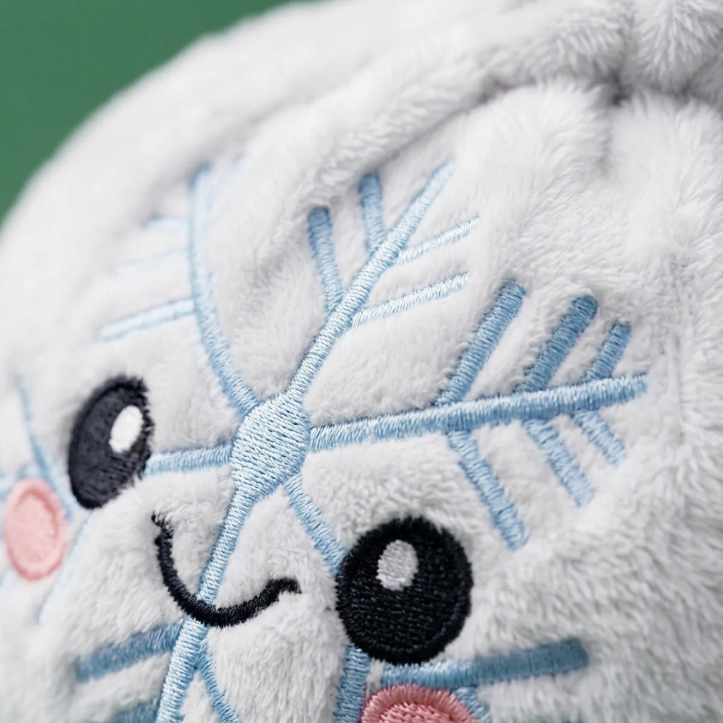 Dumpling Squishy Snowflake Inverno — squishy antistress slow-rise kawaii