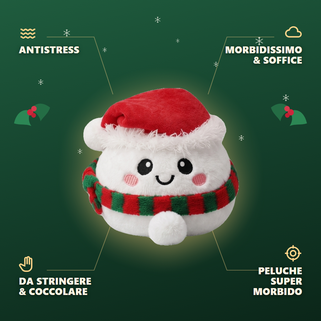 Squishy Dumpling Snowman Coccoloso — squishy antistress slow-rise kawaii