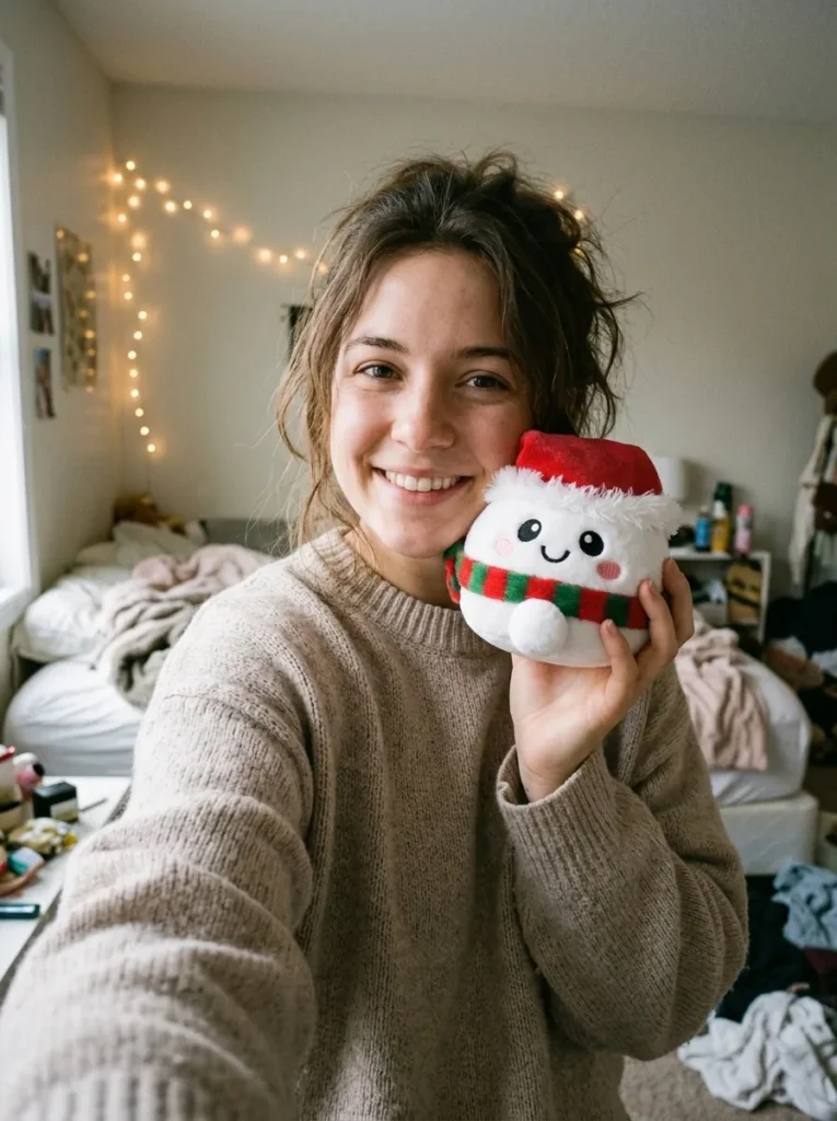 Squishy Dumpling Snowman Coccoloso — squishy antistress slow-rise kawaii