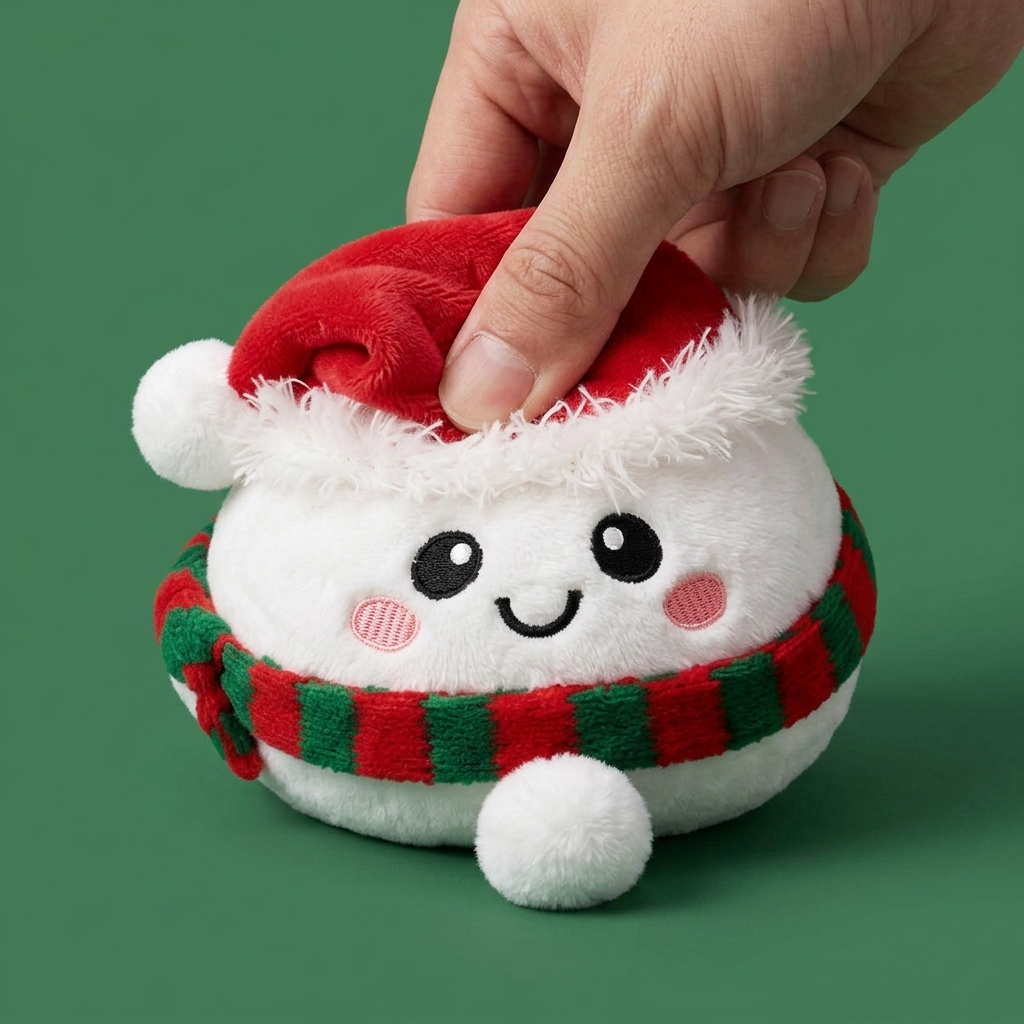 Squishy Dumpling Snowman Coccoloso — squishy antistress slow-rise kawaii