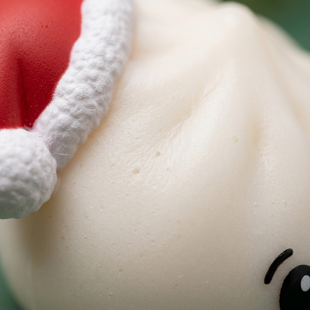 Squishy Dumpling Cappello di Natale Bianco — squishy antistress slow-rise kawaii