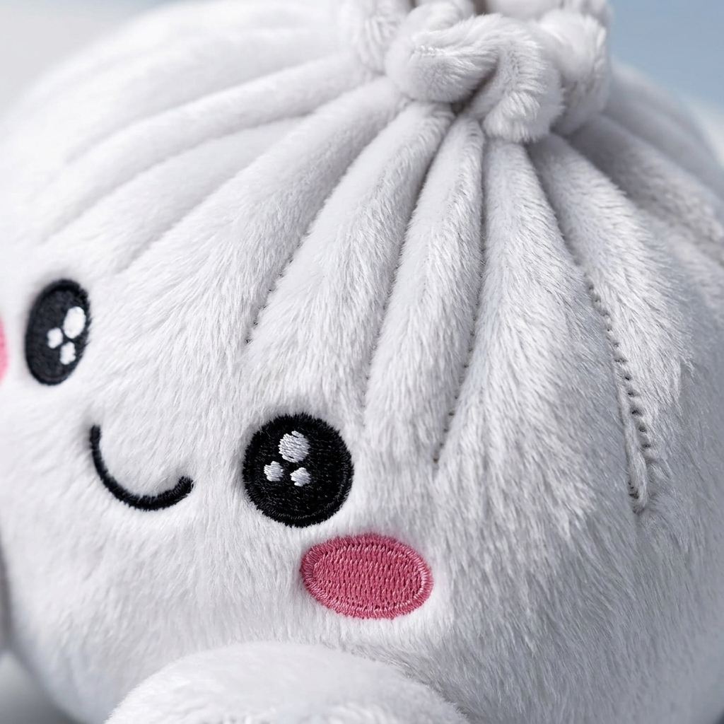 Squishy Dumpling Marshmallow Bianco Peluche — squishy antistress slow-rise kawaii