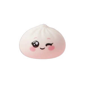 Dumpling Squishy Bianco Occhiolino — squishy antistress slow-rise kawaii
