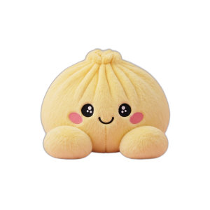 Dumpling Squishy Giallo Limone — squishy antistress slow-rise kawaii
