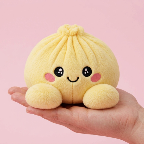 Dumpling Squishy Giallo Limone — squishy antistress slow-rise kawaii